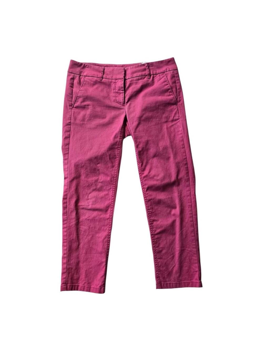 Loft Marisa Skinny Pants Size 6 Petite Magenta